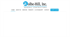 Desktop Screenshot of kolbehillinc.com